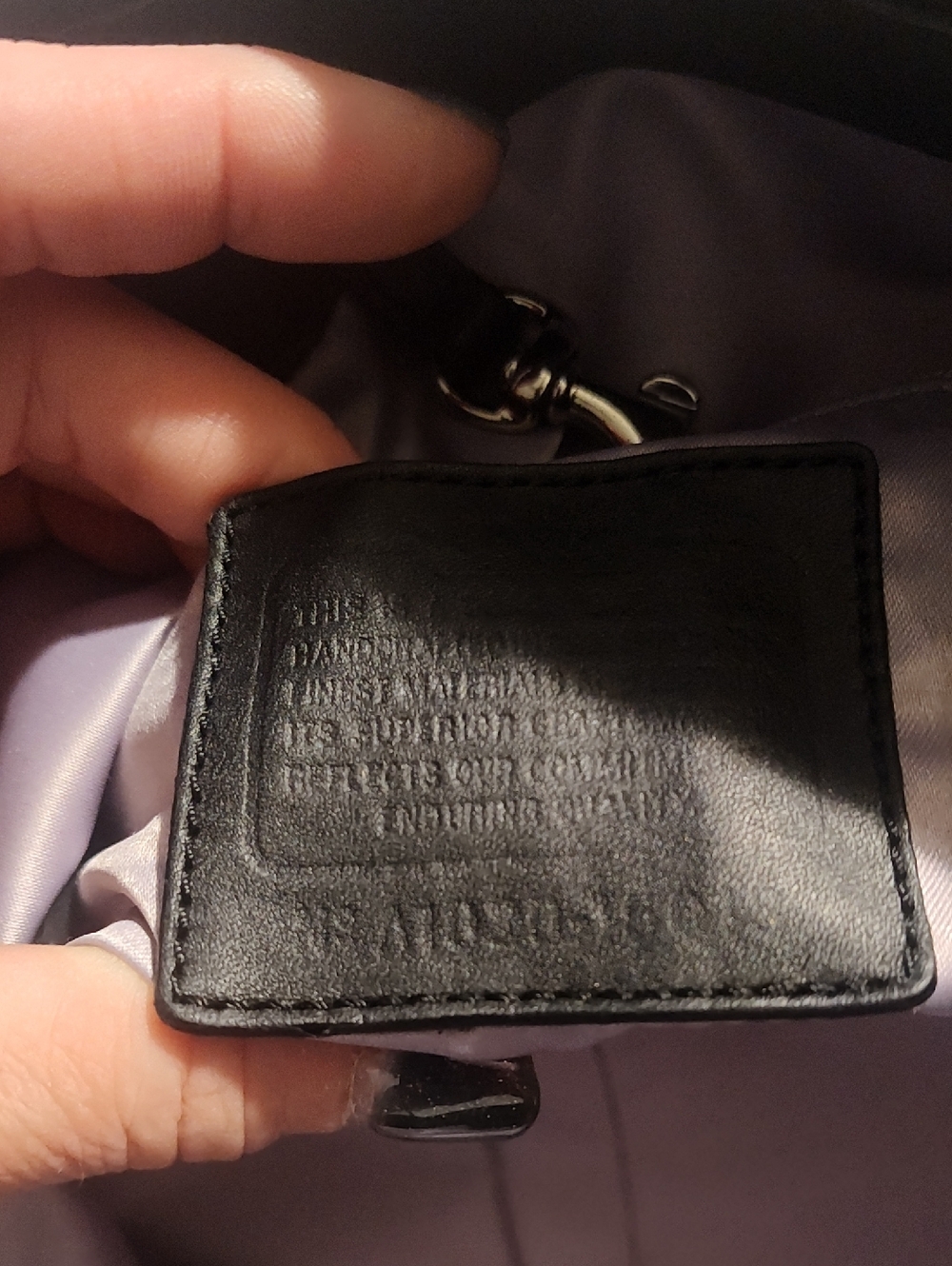 Coach Laura Signature Canvas & Leather Tote with Embossed Patch Retail $499 - Picture 8 of 11
